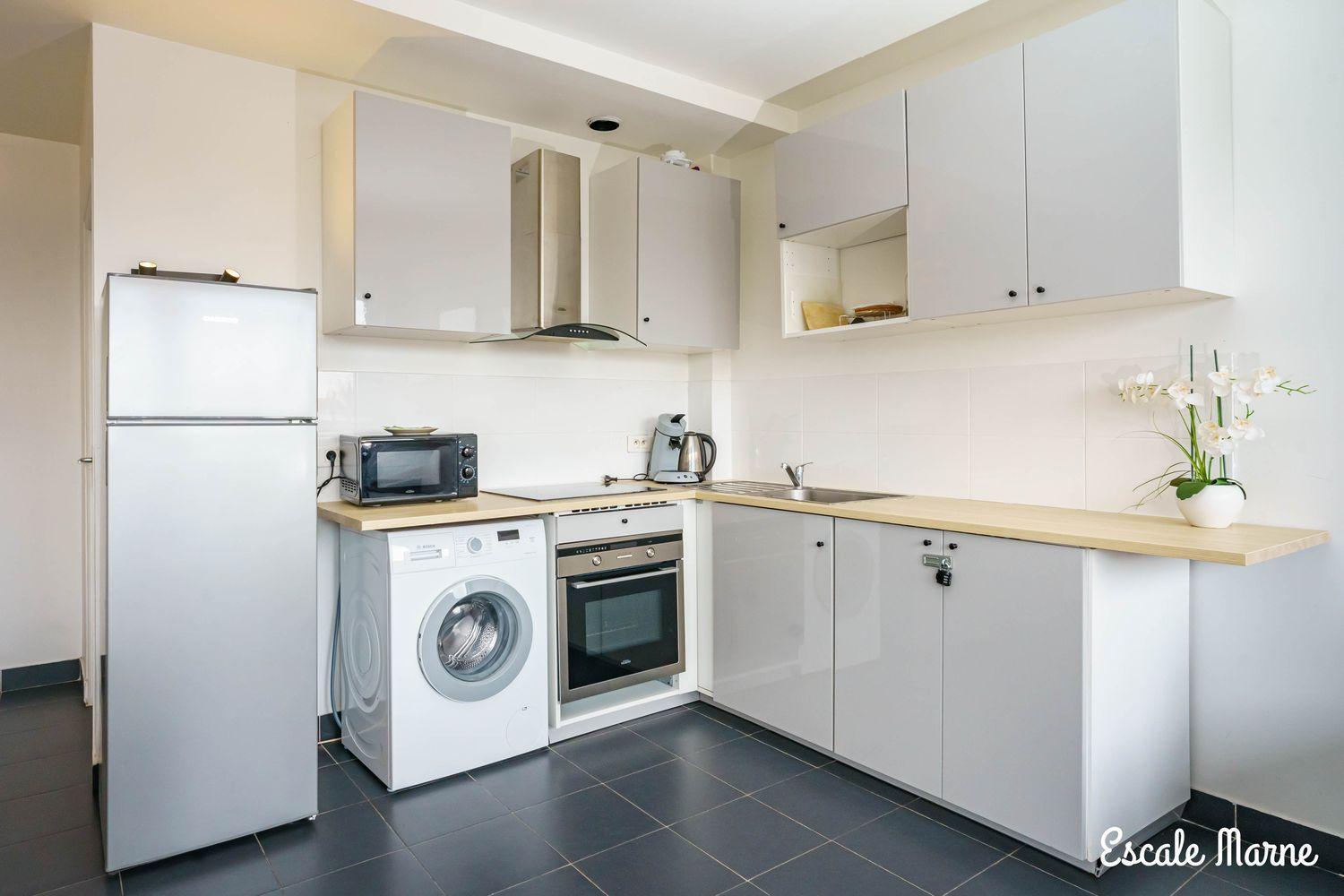Escale-Marne Fr - 101 - Free Parking - Free Luggage Storage - All Equipped - Linen Included - Washing Machine - Luxury Eve Sleep Mattress 160X200 - 10Mn Walk Metro 8 - Rer A - Panoramic View - From 1 To 4 Guests Maisons-Alfort Exterior foto