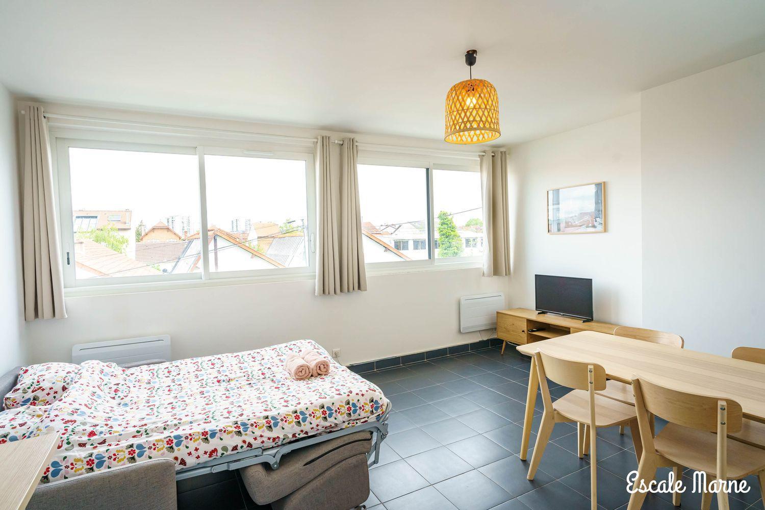Escale-Marne Fr - 101 - Free Parking - Free Luggage Storage - All Equipped - Linen Included - Washing Machine - Luxury Eve Sleep Mattress 160X200 - 10Mn Walk Metro 8 - Rer A - Panoramic View - From 1 To 4 Guests Maisons-Alfort Exterior foto